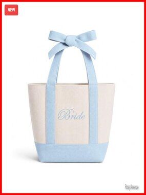Bride Canvas Tote Bag Embroidered Bridesmaid Bachelorette Gift